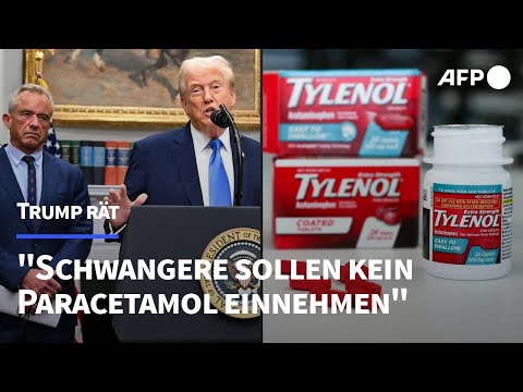 Trump warnt Schwangere vor Einnahme von Paracetamol | AFP