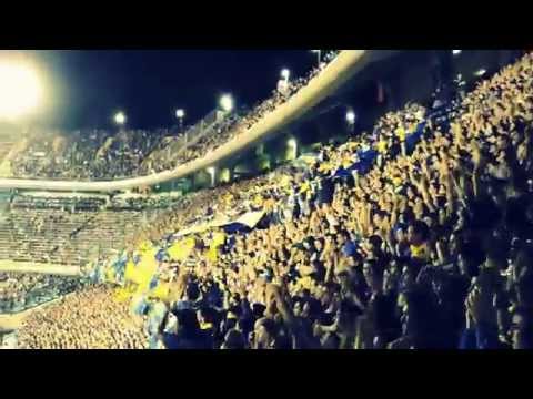 "Pongan huevo los Xeneizes." Barra: La 12 • Club: Boca Juniors