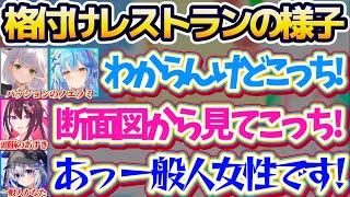 【一般人かなたん】ホロメン4人で『格付けレストラン』行った際、各々パッションや頭脳で格付けしていく中1人だけただの一般人女性になるかなたんw【ホロライブ切り抜き/白銀ノエル/天音かなた】