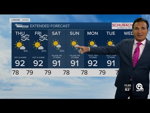 First Alert Weather Forecast for Evening of Friday, July 27, 2022