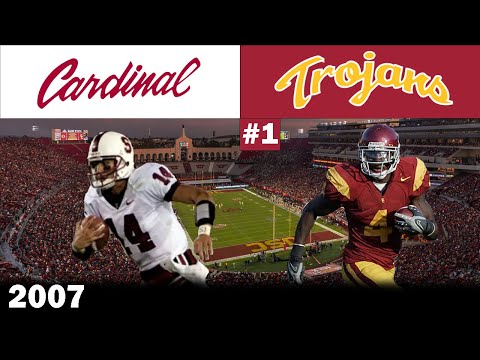 35 Game Home Win Streak On The Line! (Stanford Vs #1 USC, October, 2007)