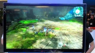 E3 2012: Pikmin 3 Ice Centipede Boss Footage