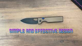 A small EDC with easy ergos at a good price this is the Kizer Ringbo
