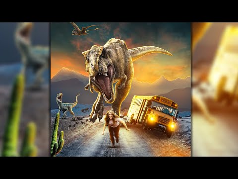 Jurassic World 3 Poster Design In Photoshop Tutorial