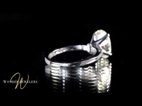 2.01CTW OVAL DIAMOND SOLITAIRE RING BY WONDER JEWELERS