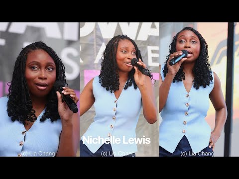 Nichelle Lewis sings "Respect" at Broadway Celebrates Juneteenth Concert