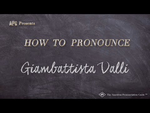 How to Pronounce Giambattista Valli (Real Life Examples!)