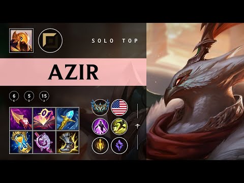 Azir Top vs Darius - NA Challenger Patch 25.23