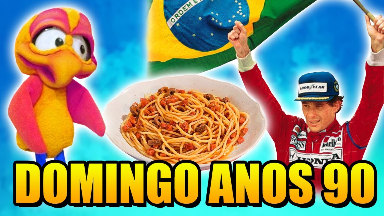 Como eram os DOMINGOS nos Anos 90?!