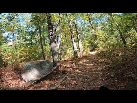 THE WARNER TRAIL Sec 8, F. Gilbert Hills Forest to Lakeview Rd to Rt.140 Foxborough, MA Vid 1 of 8