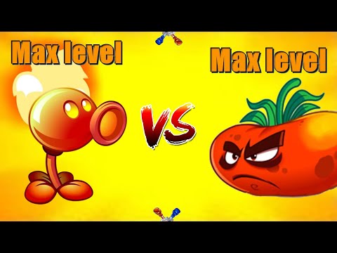 PVZ 2 - Fire Peashooter Vs Ultomato In BattleZ !!!