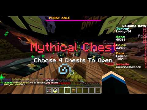 Mineplex: I WON TITAN RANK! Opening 50+ Mythical Chests!