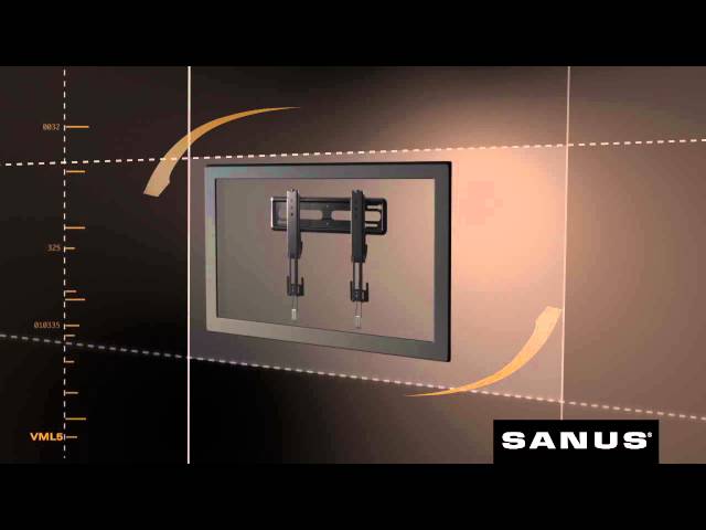 Video teaser per Features and Benefits of Your SANUS VML5 TV Mount