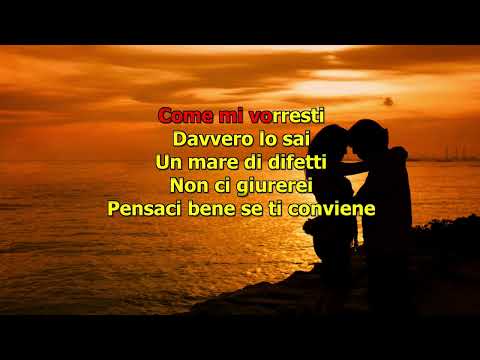Renato Zero - Come mi Vorresti KARAOKE (Con cori)