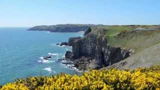 Lydstep Head to Cavern's Beach