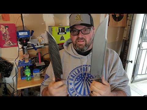 Got to love Large blades!! Tops knives and Work tuff gear.