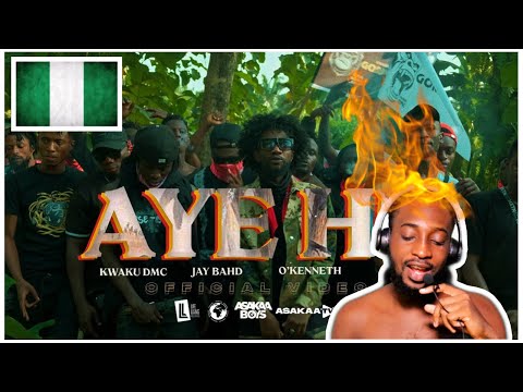 Nigerian 🇳🇬 React To Kwaku DMC - AYE HU Feat Jay Bahd, O'Kenneth & Reggie (Official Video) 🔥🔥