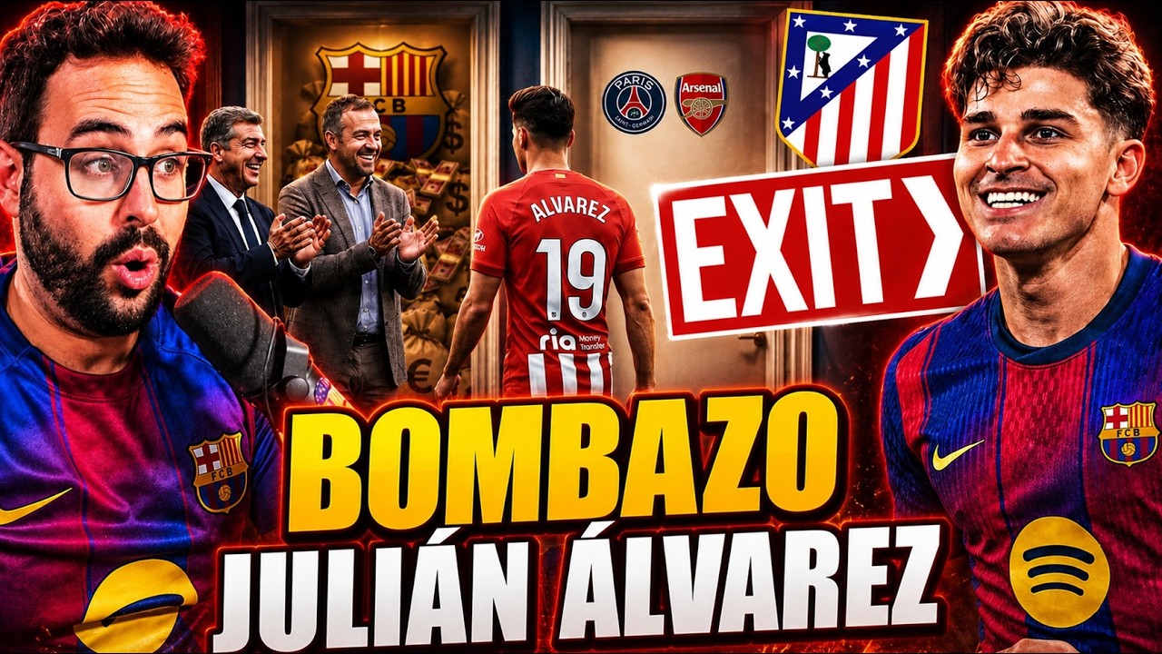 💣¡BOMBAZO JULIÁN ÁLVAREZ! QUIERE IRSE YA ¡RELACIÓN MALA con SIMEONE! Se CALIENTA su FICHAJE