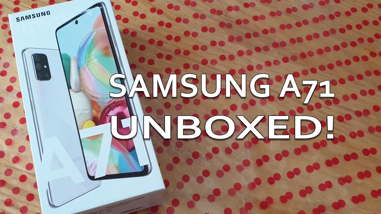 SAMSUNG GALAXY A71 SM A715F UNBOXED