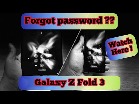 How to Hard reset galaxy fold 3  bypass password