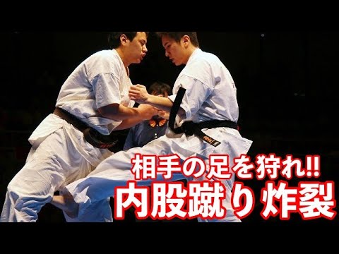【技ありシーン】激重インローで足破壊/極真会館第41回全日本大会 part5