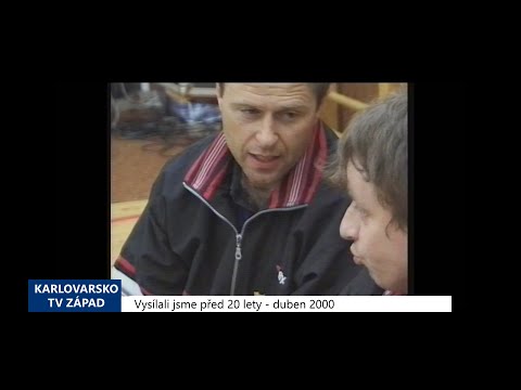 2000 – Cheb: Legendy stolního tenisu odehráli exhibiční zápas (TV Západ)