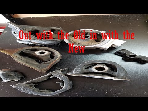 Integra engine and transmission mounts inserts and shift bushing install