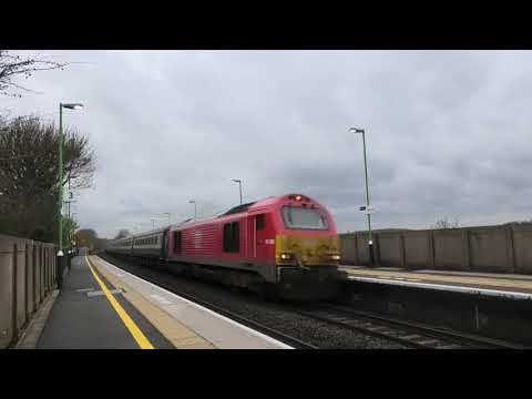 (HD) A couple of hours at Tamworth Railway Station featuring many Class 67s! - 15/11/19