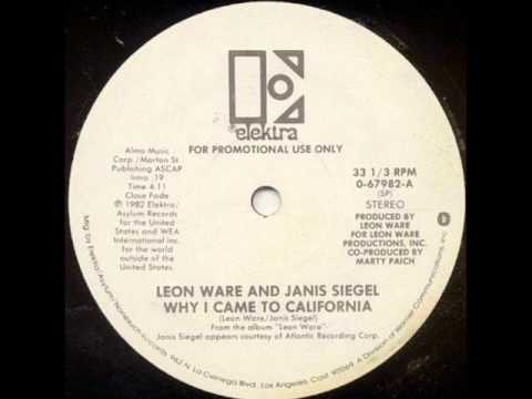 LEON WARE AND JANIS SIEGEL- WHY I CAME TO CALIFORNIA