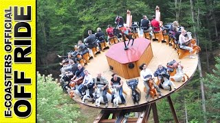 preview picture of video 'La Cavalerie Fraispertuis City - Roller Coaster Off Ride Disk'O Coaster Zamperla (Theme Park France)'
