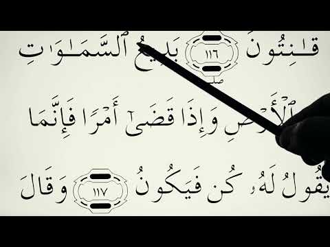 Lexim Kurani Arabisht për fillestar - Leksioni 46 - Sure El Bekare - Ajeti 116-117