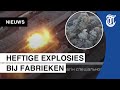 Drone filmt bombardement op industriecomplex Marioepol