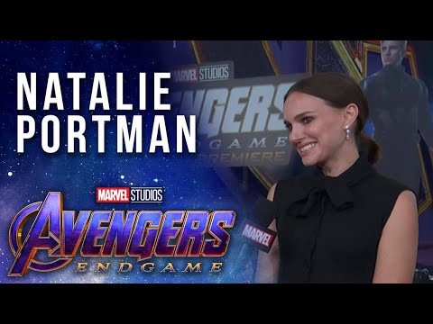 Natalie Portman talks girl power in the Marvel Universe LIVE from the Avengers: Endgame Premiere
