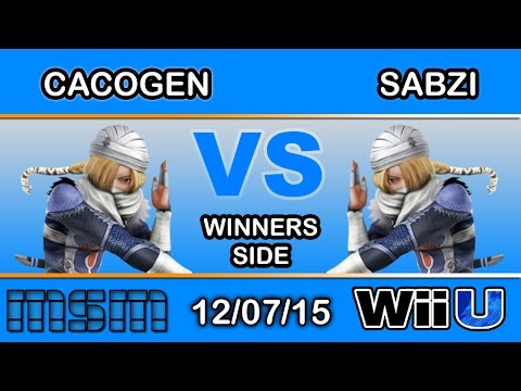 MSM 27 – Cacogen (Sheik) Vs. Sabzi (Sheik) Winners Quarters - Smash Wii U