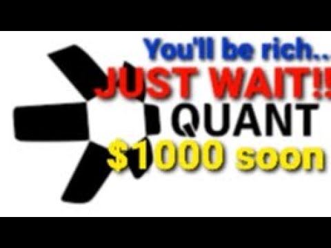 You'll be rich with Quant (QNT). $1000 soon!!