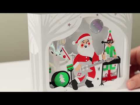 Rockin’ Santa Holiday Pop-Up Cards - Set of 8