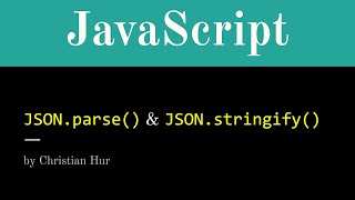 JavaScript JSON.parse() vs JSON.stringify() (Elements of Dynamic Web Design)