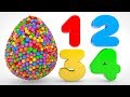 Learn Numbers With Color Balls Numbers Shapes Collection For Children