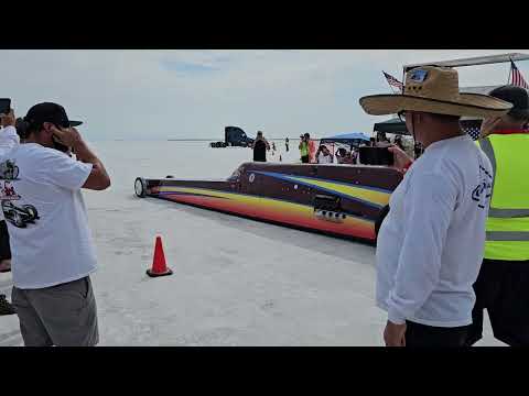 2024 Bonneville Speedweek #506 Blown Fuel Lakester 1st Run