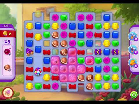 HomeScapes Level 3221 no boosters (11 moves)