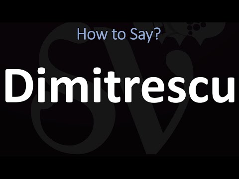 How to Pronounce Dimitrescu? (CORRECTLY)