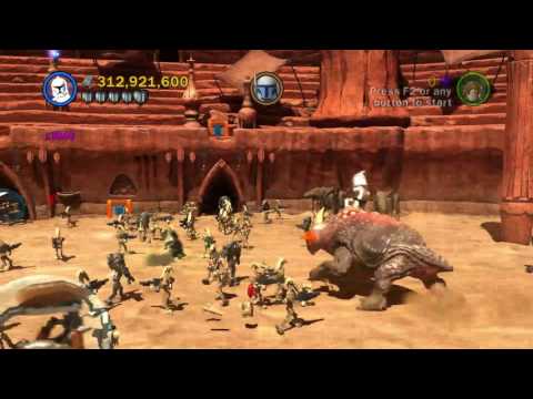 Lego Star Wars III: The Clone Wars - Prologue - Geonosian Arena (Free Play #1)