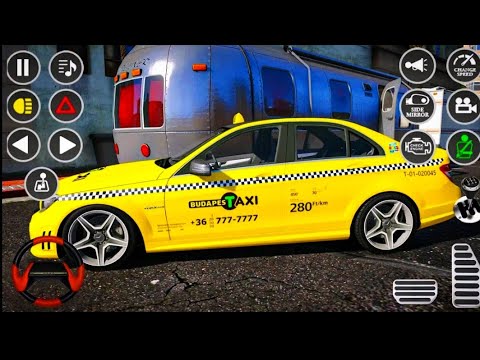 US Prado Car Taxi Cab Simulator 3D - Car. Taxi  Driving in City - Android GamePlay