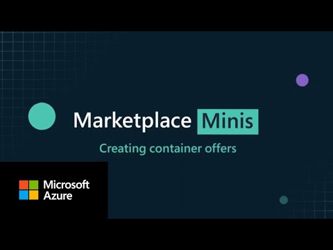 Marketplace Mini | Creating container offers