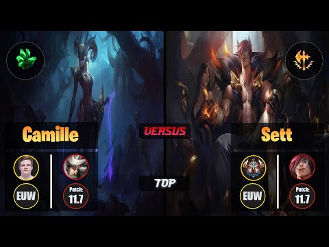 Jenax CAMILLE (Top) [Grasp of the Undying] VS SETT - Challenger EUW Patch 11.7