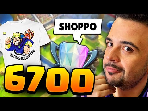 Se CICCIO fa 6700 COPPE SHOPPO la MAGLIA! - Clash Royale