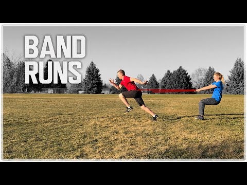 Run Faster w/ Band Resisted Sprints | Acceleration Speed Training