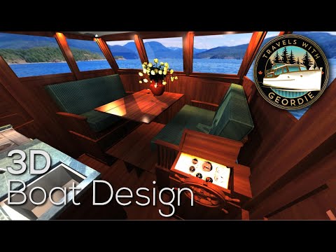 Ep 342 - 3D Boat Design - Living Aboard a Wooden Boat - Travels With Geordie