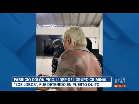 Así fue la detención de Fabricio Colón Pico, líder de la banda de Los Lobos