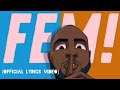 Davido - Fem (Official Lyrics Video)